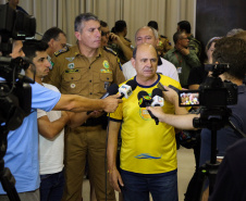 Matinhos, 22 de fevereiro de 2019. Operação Verão 2018/2019 - Operação Verão 2018/2019 - Coletiva de Imprensa - Balanço Geral dos Dois Meses de Operação Verão