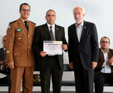 Solenidade PmGovernador em exercicio Darci PianaFoto Gilson Abreu