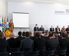 Solenidade PmGovernador em exercicio Darci PianaFoto Gilson Abreu