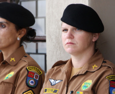 Curitiba, 26 de fevereiro de 2019. Homenagem as policiais militares pelo dia internacional da mulher