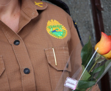 Curitiba, 26 de fevereiro de 2019. Homenagem as policiais militares pelo dia internacional da mulher