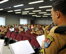 Curitiba, 26 de fevereiro de 2019. Homenagem as policiais militares pelo dia internacional da mulher