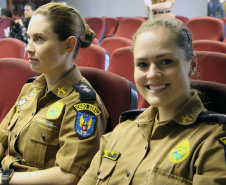 Curitiba, 26 de fevereiro de 2019. Homenagem as policiais militares pelo dia internacional da mulher