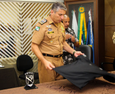 Curitiba, 29 de março de 2019. Entrega de Homenagem ao Comandante Geral Cel. Péricles - COE