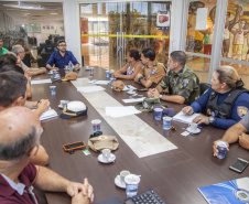 Portos do Paraná reúnem forças de segurança  -  Paranaguá, 01/04/2019  -  Foto: Cláudio Neves/APPA