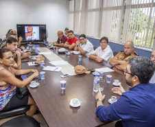 Portos do Paraná reúnem forças de segurança  -  Paranaguá, 01/04/2019  -  Foto: Cláudio Neves/APPA