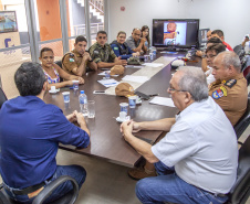Portos do Paraná reúnem forças de segurança  -  Paranaguá, 01/04/2019  -  Foto: Cláudio Neves/APPA