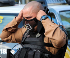 São José dos Pinhais, 30 de março de 2019. Exercício de APH Tático - 17º BPM