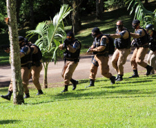 São José dos Pinhais, 30 de março de 2019. Exercício de APH Tático - 17º BPM