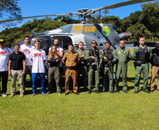 São José dos Pinhais, 30 de março de 2019. Exercício de APH Tático - 17º BPM