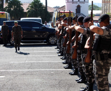 Curitiba, 15 de abril de 2019. Visita do General Tómas - Comandante da 5ª Divisão do Exército