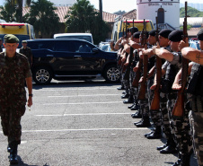 Curitiba, 15 de abril de 2019. Visita do General Tómas - Comandante da 5ª Divisão do Exército