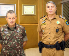 Curitiba, 15 de abril de 2019. Visita do General Tómas - Comandante da 5ª Divisão do Exército
