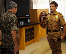 Curitiba, 15 de abril de 2019. Visita do General Tómas - Comandante da 5ª Divisão do Exército