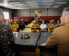 Curitiba, 15 de abril de 2019. Visita do General Tómas - Comandante da 5ª Divisão do Exército