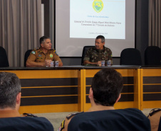 Curitiba, 15 de abril de 2019. Visita do General Tómas - Comandante da 5ª Divisão do Exército