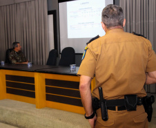 Curitiba, 15 de abril de 2019. Visita do General Tómas - Comandante da 5ª Divisão do Exército