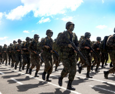 Comemoração à Semana do Exército.
Foto Gilson Abreu ANPr
