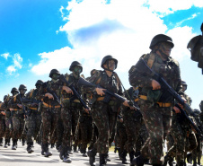 Comemoração à Semana do Exército.
Foto Gilson Abreu ANPr