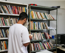 Alfabetização na Penitenciaria Central do Estado. Escola Penitenciária na unidade de progressão.   Curitiba, 28/03/2019 -  Foto: Geraldo Bubniak/ANPr