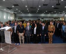 O vice-governador Darci Piana participou do lançamento do Maio Amarelo, na seda da Polícia Rodoviária Federal. Foto: Geraldo Bubniak/ANPr