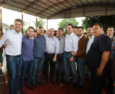 O governador Carlos Massa Ratinho Junior lança o programa Escola Segura. Foz do Iguaçu, 09/05/2019 - Foto: Geraldo Bubniak/ANPr