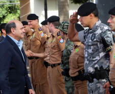 Maringá, 17 de maio de 2019. Secretário de Segurança Pública Visita o 4º BPM/Maringá