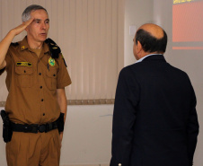 Maringá, 17 de maio de 2019. Secretário de Segurança Pública Visita o 4º BPM/Maringá