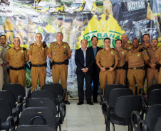 Maringá, 17 de maio de 2019. Secretário de Segurança Pública Visita o 4º BPM/Maringá
