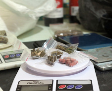 Curitiba, 24 de Maio de 2019. 24-05-2019. Operação do 1º CRPM desmonta laboratório de drogas no Tingui.