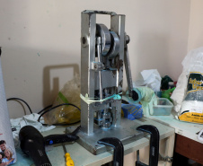 Curitiba, 24 de Maio de 2019. 24-05-2019. Operação do 1º CRPM desmonta laboratório de drogas no Tingui.