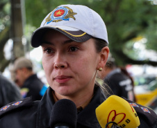 Curitiba, 27 de maio de 2019. Blitz Educativa Maio Amarelo