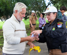 Curitiba, 27 de maio de 2019. Blitz Educativa Maio Amarelo
