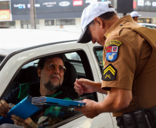 Curitiba, 27 de maio de 2019. Blitz Educativa Maio Amarelo