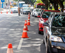 Curitiba, 27 de maio de 2019. Blitz Educativa Maio Amarelo