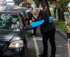 Curitiba, 27 de maio de 2019. Blitz Educativa Maio Amarelo