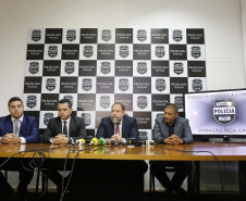 Coletiva na Delegacia de Combate a Corrupção, sobre a Operação Peça Chave. Curitiba, 28-05-19Foto: Arnaldo Alves / ANPr.