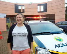 Na imagem, Maria Aparecida da Mata