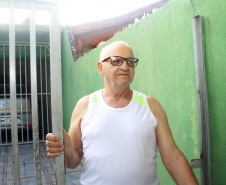 Na imagem, o morador João Valdeci