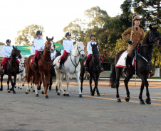 Curitiba, 28 de junho de 2019. Regimento de Polícia Montada comemora 140 anos com solenidade e a participação do presidente em exercício, Hamilton Mourão.