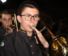 Curitiba, 06 de agosto de 2019. Concerto da Banda de Música do Colégio da Polícia Militar.