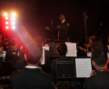 Curitiba, 06 de agosto de 2019. Concerto da Banda de Música do Colégio da Polícia Militar.