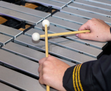 Curitiba, 06 de agosto de 2019. Concerto da Banda de Música do Colégio da Polícia Militar.