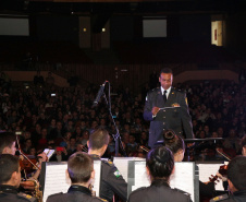 Curitiba, 06 de agosto de 2019. Concerto da Banda de Música do Colégio da Polícia Militar.