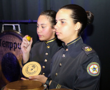 Curitiba, 06 de agosto de 2019. Concerto da Banda de Música do Colégio da Polícia Militar.