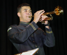 Curitiba, 06 de agosto de 2019. Concerto da Banda de Música do Colégio da Polícia Militar.