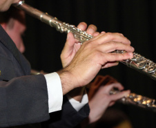 Curitiba, 06 de agosto de 2019. Concerto da Banda de Música do Colégio da Polícia Militar.