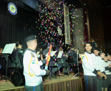 Curitiba, 06 de agosto de 2019. Concerto da Banda de Música do Colégio da Polícia Militar.