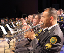 Curitiba, 12 de agosto de 2019. Concerto da Banda de Música da PMPR.