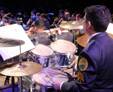 Curitiba, 12 de agosto de 2019. Concerto da Banda de Música da PMPR.